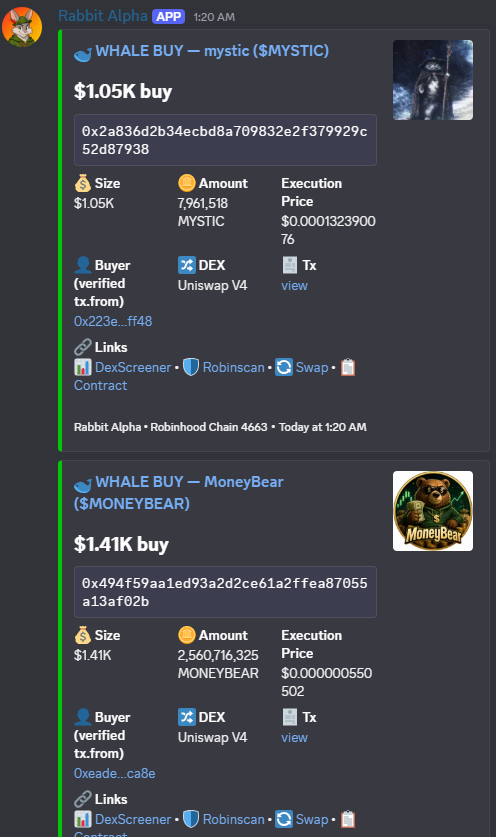 Rabbit Alpha whale buy cards